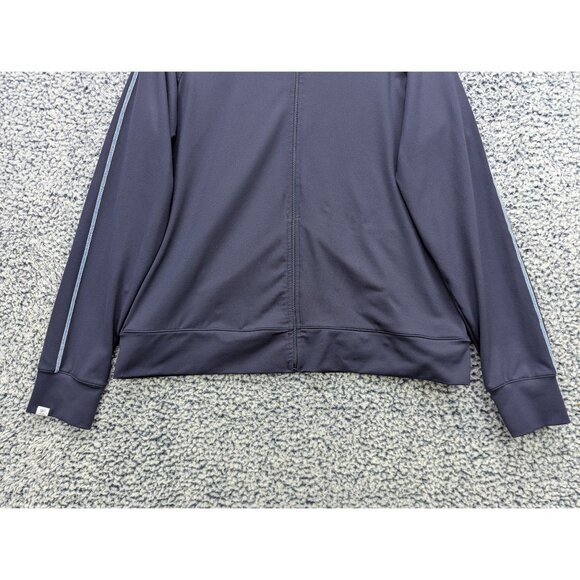 Y2K GAP Body Track Suit Jacket Size L Full Zip Stretch Gym Activewear Yoga Blue - Picture 4 of 11